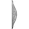 Ekena Millwork Brontes Ceiling Medallion (Canopies up to 3 5/8"), 25 1/2"OD x 5 1/2"P, Ultra Pure White Crackle CM25BRUWC - alternate 4